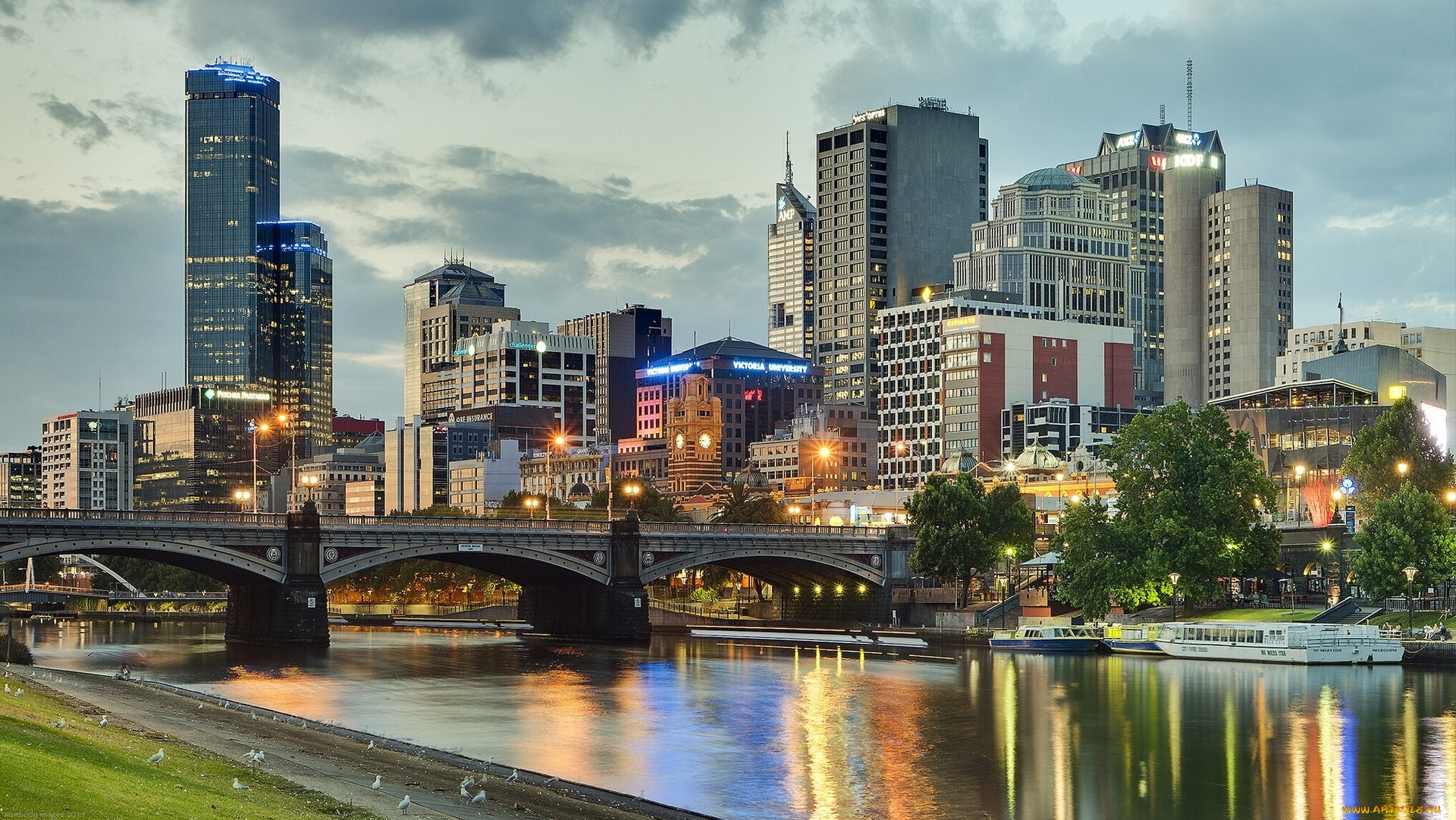 melbourne,  australia, , - , australia, , yarra, river, princes, bridge, , , , , , 